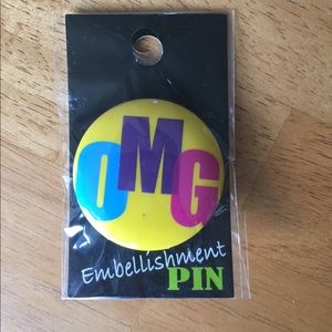 Embellishment pin OMG